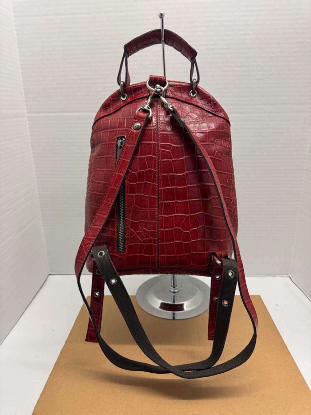 Patricia Nash Alencon Top Handle Small Leather Backpack - Picture 2 of 11